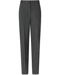 Pinko - Pleione Pinstripe Elegant Wool Blend Trousers - Lyst