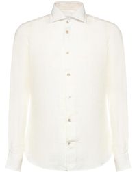 Eleventy - Dandy Linen Shirt - Lyst