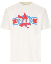 Rhude - Pattern T-shirt - Lyst
