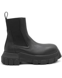 Rick Owens - Leather Anle Boots - Lyst