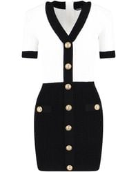 Balmain - Knitted Dresses - Lyst
