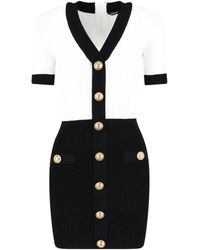 Balmain - Knitted Dresses - Lyst