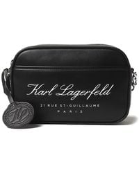 KARL LAGERFELD - Hotel Karl Camera Bag Tech Leather - Lyst