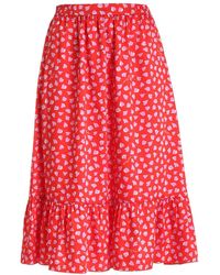 Marc Jacobs - Hearts Print Skirt In - Lyst