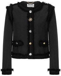 Moschino - Stretch Boucle Jacket - Lyst