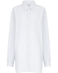 Maison Margiela - Oversized Light Cotton Shirt - Lyst