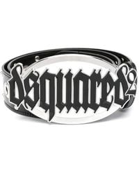DSquared² - Gothic Logo Leather Belt - Lyst