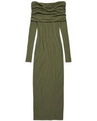 Balenciaga - Long Sleeve Off-Shoulder Dress - Lyst