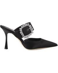 Giuliano Galiano - Alena Satin Mules - Lyst