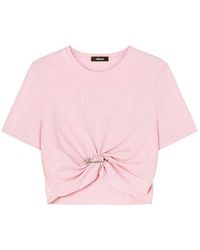 Versace - Light Pink Medusa Safety Pin T-shirt - Lyst