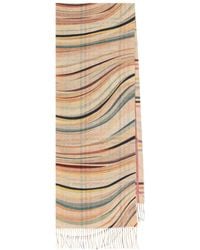Paul Smith - Sciarpa Swirl Misto Cachemire - Lyst