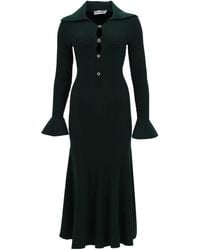Self-Portrait - Midi Dress With Cut-Out - Lyst