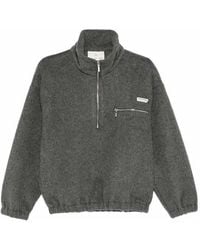 Song For The Mute - Sweater Half Zip Pullover - Lyst