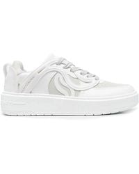 Stella McCartney - Geometric Panels Low-Top Sneakers - Lyst