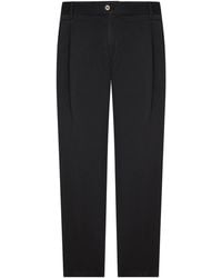 Briglia 1949 - Cotton Chino Trousers With Pleats - Lyst