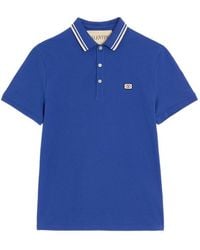Valentino Garavani - Vlogo Signature Piquet Cotton Polo Shirt - Lyst