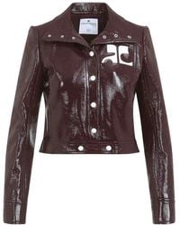 Courreges - Courrges Vinyl Jacket - Lyst