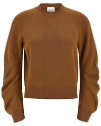 Nude - Curved Sleeve Sweater - Lyst