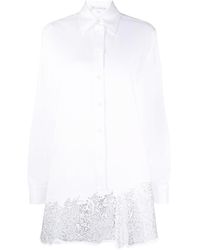 JW Anderson - Rystal-embellished Cotton Shirtdress - Lyst