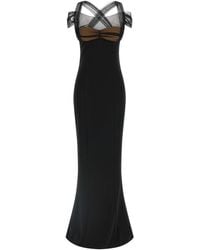 Nensi Dojaka - Draped Padded Cup Maxi Dress - Lyst