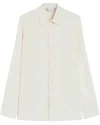 Max Mara - Stretch Silk Cady Shirt - Lyst