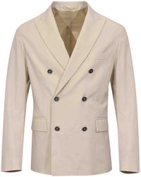 Paolo Pecora - Double-Breasted Jacket - Lyst