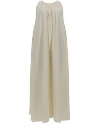 Alysi - Long Cotton Dress - Lyst