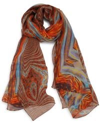 MARIA ENRICA NARDI - Helene Silk Stole - Lyst
