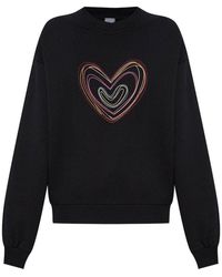 Paul Smith - Swirl Heart Cotton Sweatshirt - Lyst