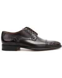 Corneliani - Leather Derby Shoes - Lyst