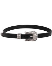KATE CATE - Thin Kim Leather Belt - Lyst