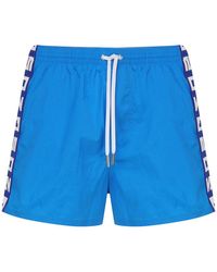 DSquared² - Midi Boxer Swimsuit With Logo - Lyst