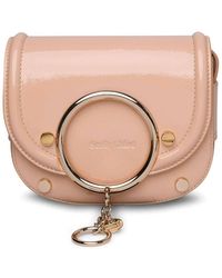 See By Chloé - Pink Patent Leather Bag - Lyst
