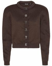 ROTATE BIRGER CHRISTENSEN - Firm Knit Cropped Cotton - Lyst