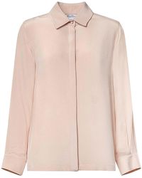 Max Mara - Silk Crepe De Chine Shirt - Lyst