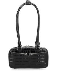 Self-Portrait - Bag With Crocodile Effect - Lyst