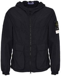 Stone Island - Short Nylon Parka - Lyst