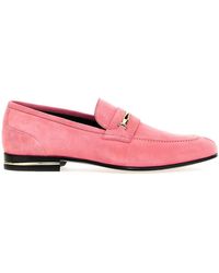 Bally - Detailed Suede Loafers - Lyst