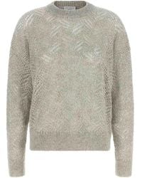 Brunello Cucinelli - Dazzling Abstract Leaf Jumper - Lyst