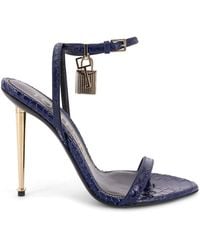 Tom Ford - Padlock 105 Leather Sandals - Lyst