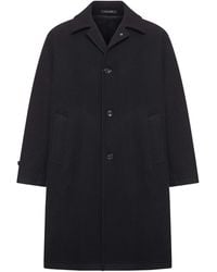 Tagliatore - Single-Breasted Wool Coat - Lyst