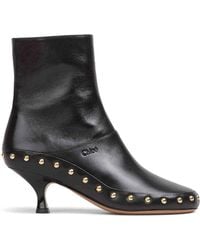 Chloé - Stivaletti Junie Con Tacco - Lyst
