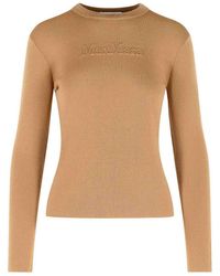 Max Mara - Manto Wool Yarn Sweater - Lyst