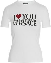 Versace - I Love You T-shirt - Lyst