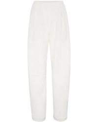 Brunello Cucinelli - Linen And Cotton Trousers - Lyst