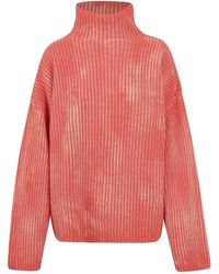 DIESEL - Ribbed Turtleneck Sweater - Lyst