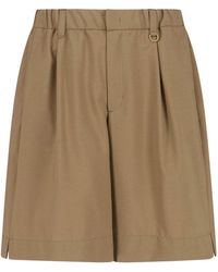 Laminar - Wool Blend Shorts - Lyst