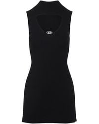 DIESEL - Oloni Wool Short Dress - Lyst