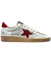 Golden Goose - Ballstar Leather Sneakers - Lyst