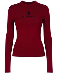 Balenciaga - 'Nano Bb' Viscose Top - Lyst